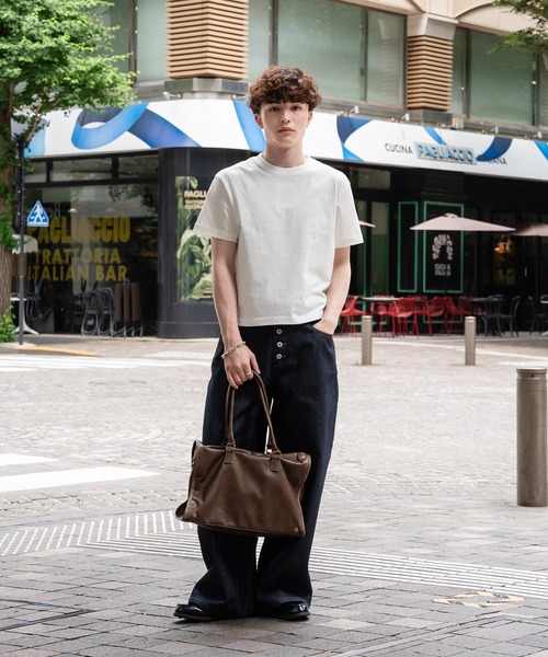 「kutir」 半袖Tシャツ LARGE ネイビー メンズ_画像6