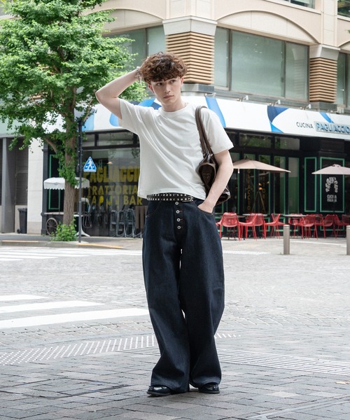 「kutir」 半袖Tシャツ LARGE ネイビー メンズ_画像7