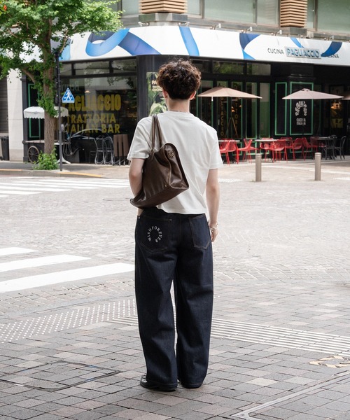 「kutir」 半袖Tシャツ LARGE ネイビー メンズ_画像9