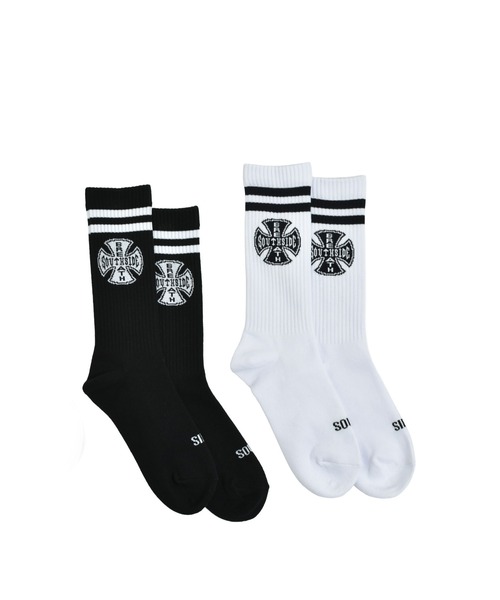 BREATH 靴下 SOUTH SIDE CROSS LOGO SOCKS 2PACK メンズ レディース