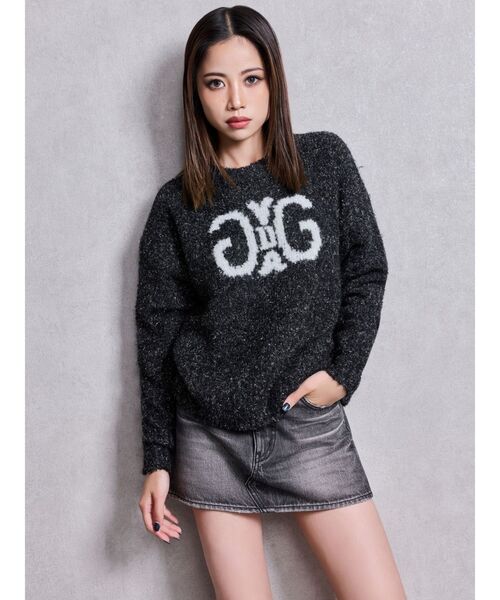 GYDA（ジェイダ） ニット セーター Symmetry GYDA jacquardニット
