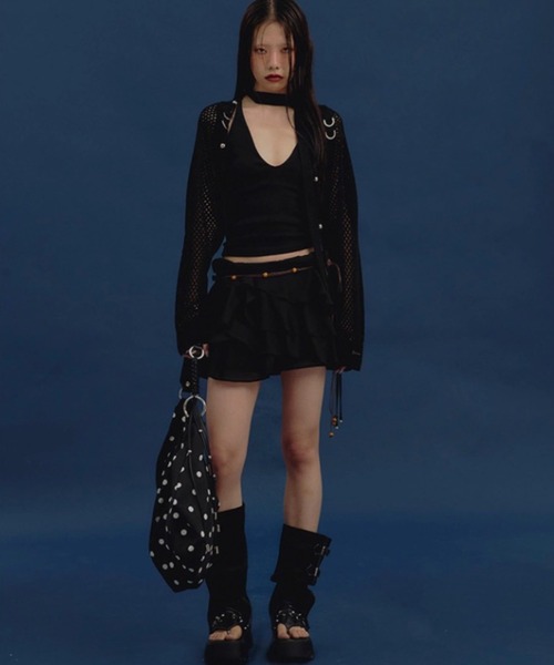 >ブラックショルダーバッグ✨️ほぼ未使用品 NOT KNOWING ショルダーバッグ バッグ レディース メンズ : ZOZOTOWN