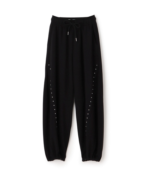 LOVETOXIC パンツ 「LTXC」「起毛」スタッズカーブスウェットパンツ