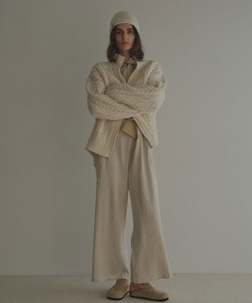 ETRE TOKYO（エトレトウキョウ） カーディガン ダブルジップケーブル