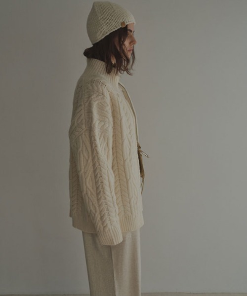 ETRE TOKYO（エトレトウキョウ） カーディガン ダブルジップケーブル