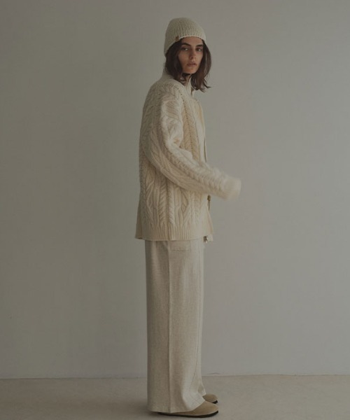 ETRE TOKYO（エトレトウキョウ） カーディガン ダブルジップケーブル