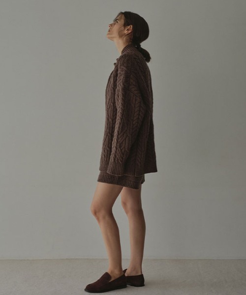 ETRE TOKYO（エトレトウキョウ） カーディガン ダブルジップケーブル
