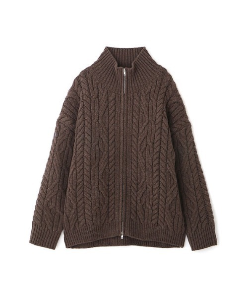 ETRE TOKYO（エトレトウキョウ） カーディガン ダブルジップケーブル
