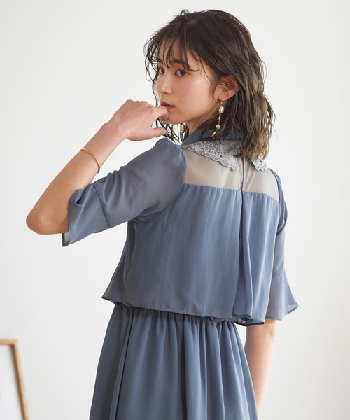 「niana」 半袖ワンピース M ブラック レディースの画像