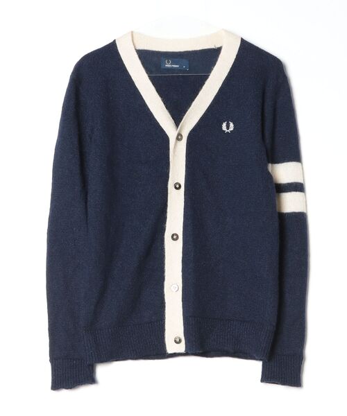 FRED PERRY（フレッドペリー） ニットカーディガン MEDIUM ネイビー
