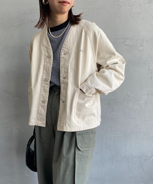 DANTON ピンク ノーカラージャケット 38 楽天市場】danton ／ インサレーション ノーカラー ブルゾンの通販