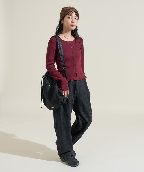 「FREAK'S STORE」 デニムパンツ SMALL ブルー レディース_画像4