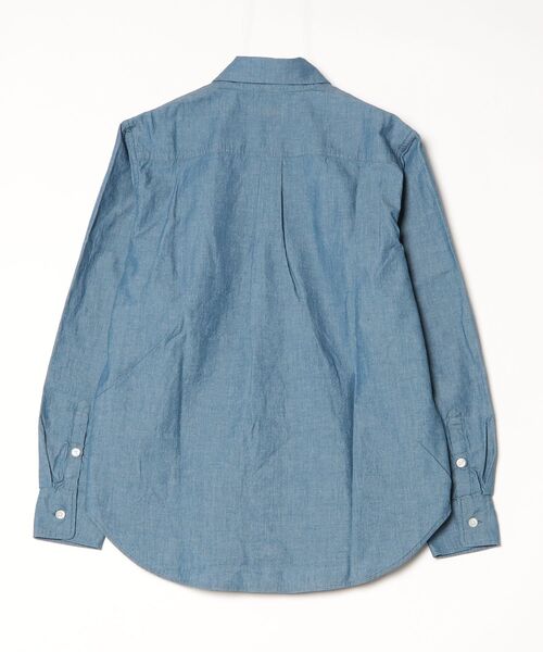シャツ ONE POINT CHAMBRAY SHIRT メンズの画像