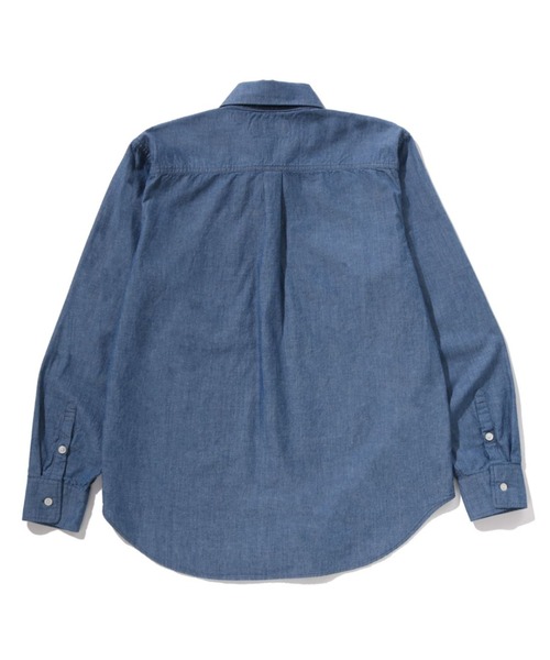 シャツ ONE POINT CHAMBRAY SHIRT メンズの画像