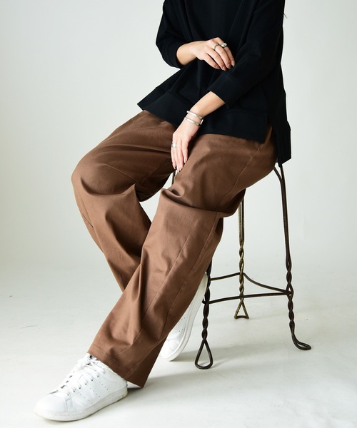 「and it_」 チノパンツ LL モカ レディース_画像9