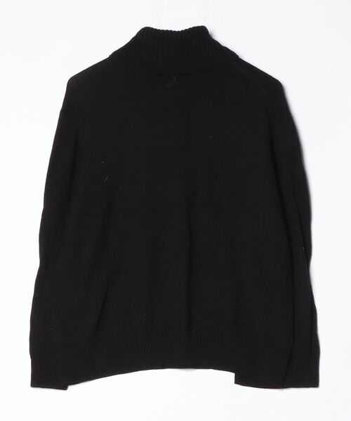 「BLUE LABEL CRESTBRIDGE」 タートルネックニット 38 ブラック レディース_画像2