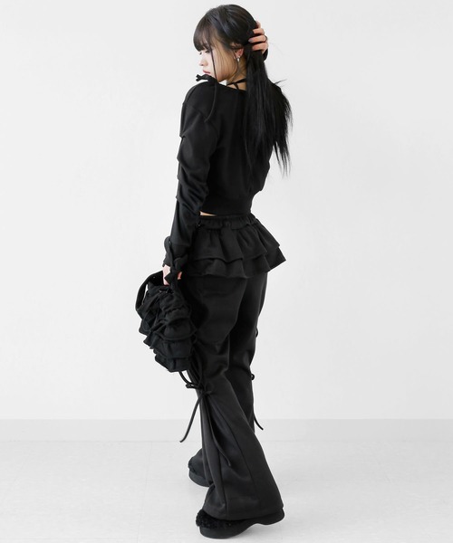 「minsobi」 ショルダーバッグ FREE ブラック レディース_画像4