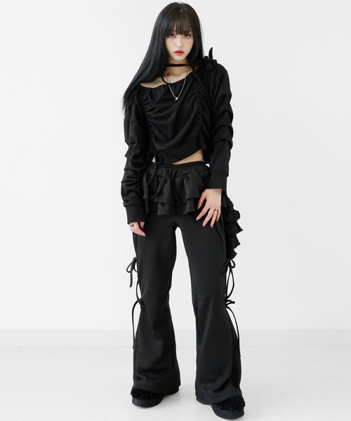 「minsobi」 ショルダーバッグ FREE ブラック レディース_画像5