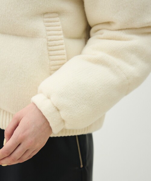 MACPHEE（マカフィー） ブルゾン アウター パデッドニット ショート