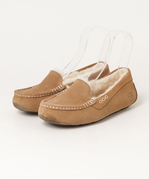 【新品未使用】UGG モカシン ベージュ 24cm UGG Australia（アグオーストラリア） 「UGG」 モカシンシューズ 24.0
