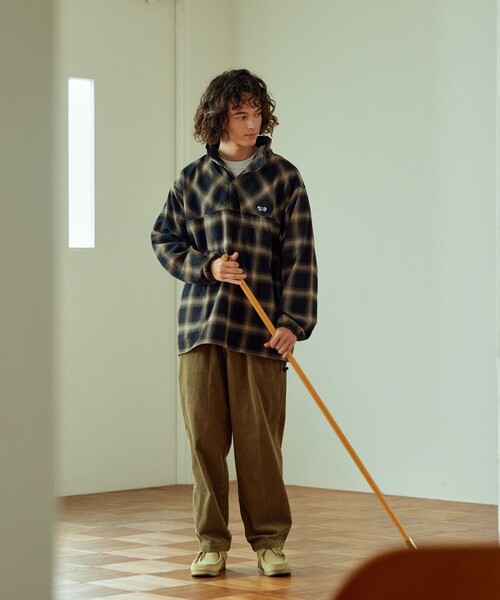 [TOWNCRAFT] рубашка с длинным рукавом MEDIUM черный мужской 