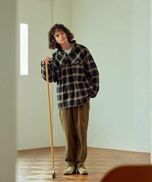 [TOWNCRAFT] рубашка с длинным рукавом MEDIUM черный мужской 