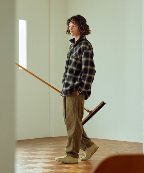 [TOWNCRAFT] рубашка с длинным рукавом MEDIUM черный мужской 