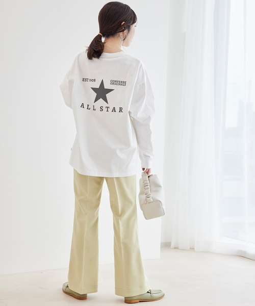 「CONVERSE TOKYO」 長袖カットソー FREE サックスブルー レディース_画像8