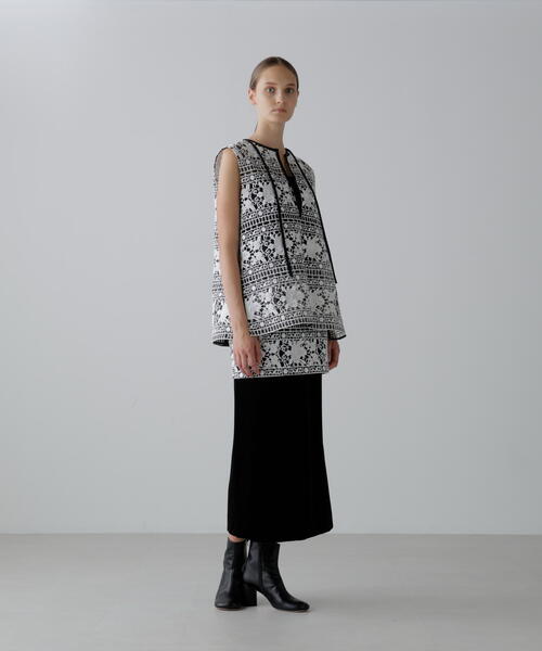 「ADORE」 ノースリーブブラウス 38 ホワイト レディース_画像8