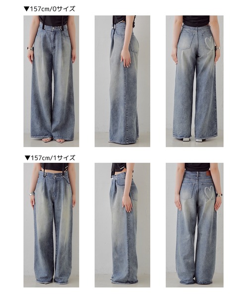 「Chico」 デニムパンツ 0 スカイブルー レディース_画像6