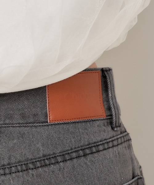 「Chico」 デニムパンツ 0 スカイブルー レディース_画像7