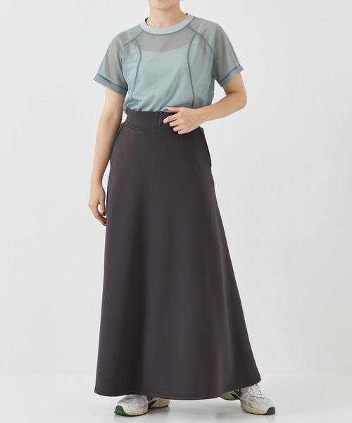 「CITY TOKYO」 スカート 1 ダークグレー レディース_画像2