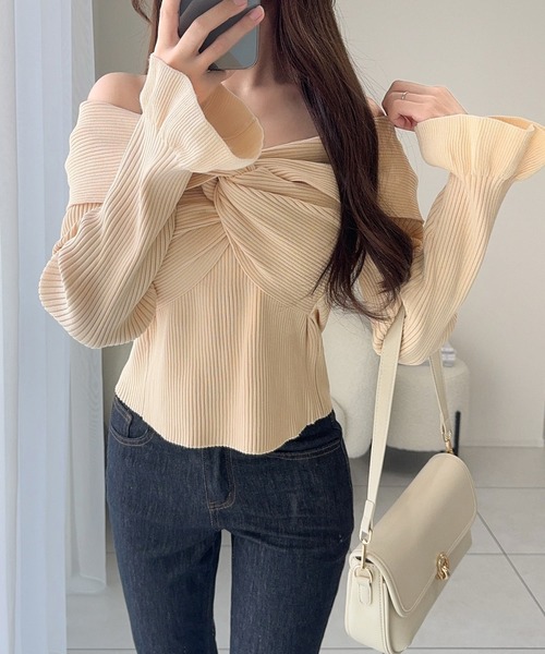 「classicalelf」 長袖カットソー X-LARGE グレー レディース_画像6