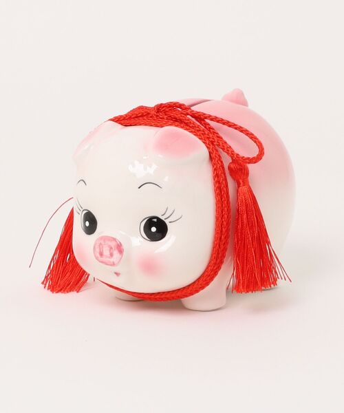 カヤ インテリア 「倭物やカヤ」瀬戸焼 豚ちゃん貯金箱 中 : ZOZOTOWN