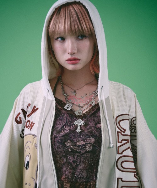 「GALFY」 セットアップ L オフホワイト メンズ_画像6