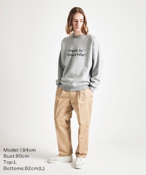 「penguin BY MUNSINGWEAR」 スウェットカットソー L ブラック メンズ_画像7