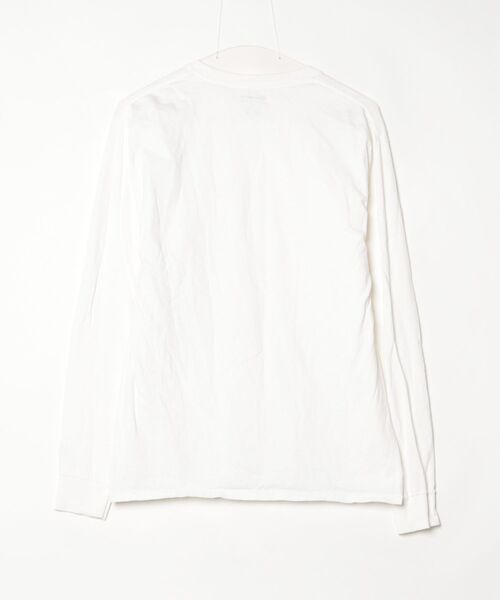 「Champion」 長袖カットソー M ホワイト レディース_画像2