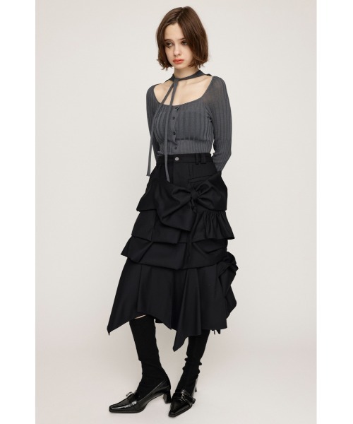 「SLY」 ロングスカート 1 ブラック レディース_画像3