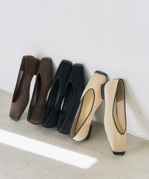 LE TALON（ル タロン） シューズ 「追加」スクエアトゥキャップセミ