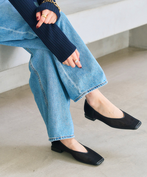 LE TALON（ル タロン） シューズ 「追加」スクエアトゥキャップセミ