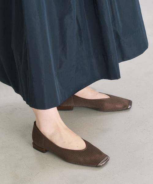 LE TALON（ル タロン） シューズ 「追加」スクエアトゥキャップセミ