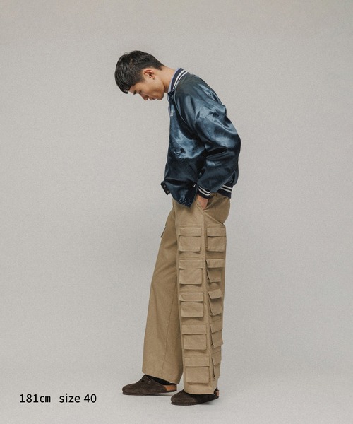 「M TO R」 カーゴパンツ 38 ブラック レディース_画像4