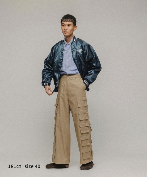 「M TO R」 カーゴパンツ 38 ブラック レディース_画像5