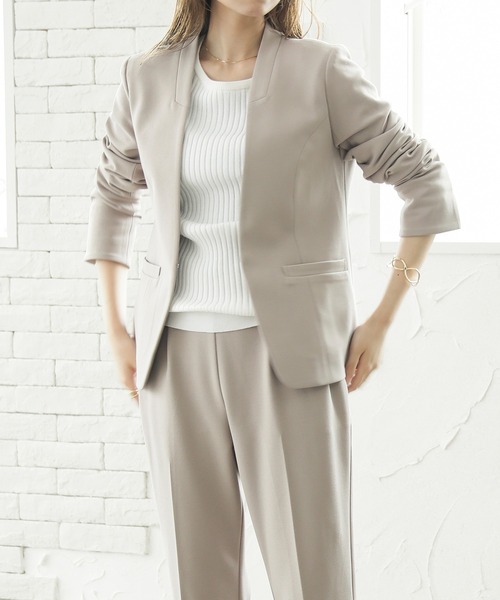 「Emilyan」 パンツスーツ X-SMALL チャコールグレー レディース_画像4