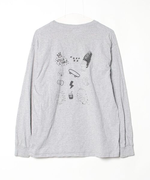 「The Simpsons」 長袖Tシャツ L ダークグレー メンズ_画像2