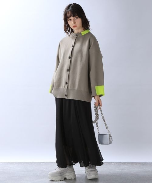 「JEANASIS」 カーディガン FREE ベージュ系その他 レディース_画像4