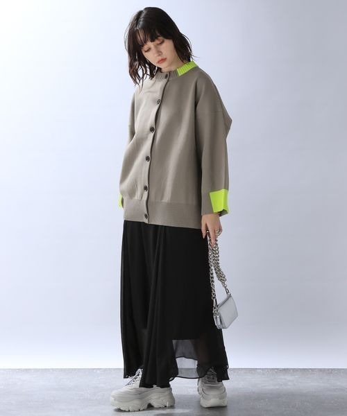 「JEANASIS」 カーディガン FREE ベージュ系その他 レディース_画像5