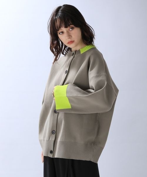 「JEANASIS」 カーディガン FREE ベージュ系その他 レディース_画像6