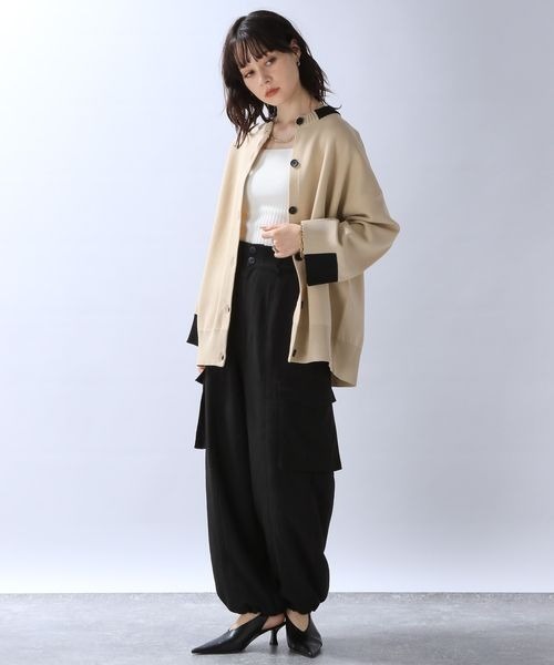 「JEANASIS」 カーディガン FREE ベージュ系その他 レディース_画像9