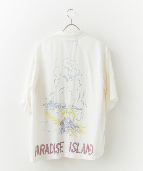 シャツ REMI RELIEF/レミレリーフ プリントデザイン レーヨンアロハシャツ(PARADISE ISLAND) 2026年 夏 夏服の画像